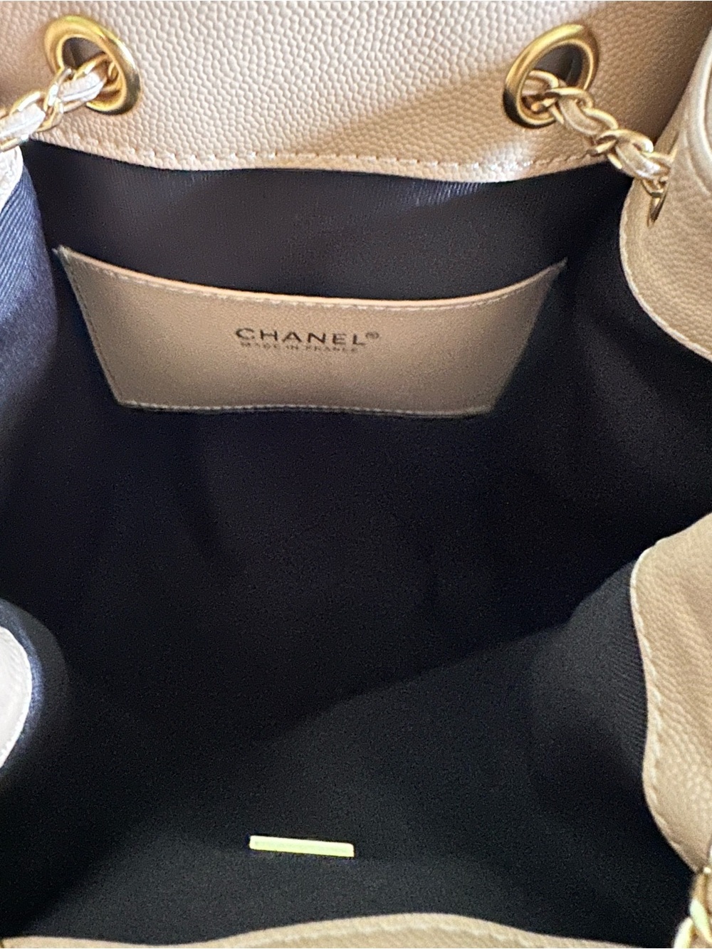 Pale Yellow Backpack - Picture 4 of 7